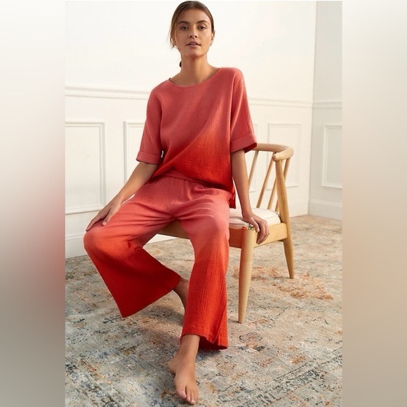 Dolan Anthropologie Ombré Gauze Pants/Top Two Piece Set S - Picture 1 of 16
